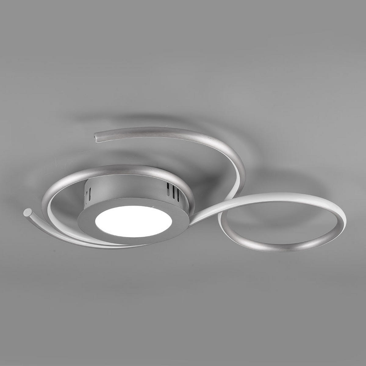 LED DECKENLEUCHTE JIVE Silber - Silberfarben, Metall (45/50/7cm)