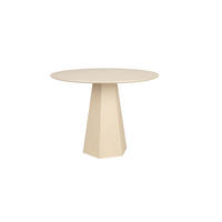 ESSTISCH Pilar Rund 100 cm Beige - Beige, Holzwerkstoff (100/100/76cm) - Zuiver