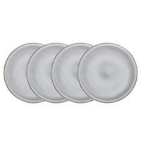 TELLER 4er-Set Henley 28 cm - Grau, Keramik (28/28/2cm) - Butlers