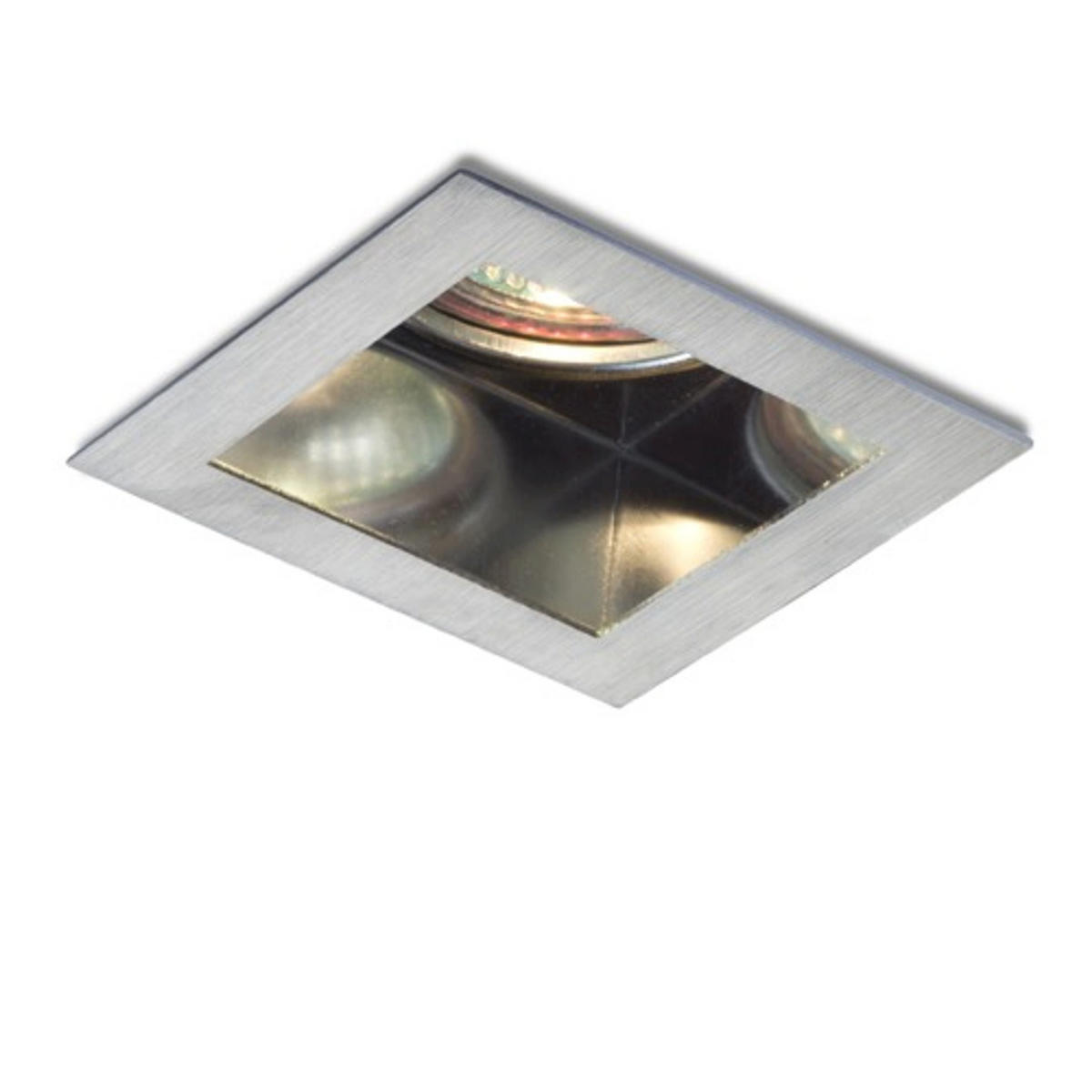 EINBAULEUCHTE MERIKO GU10 Edelstahl 50 W - Edelstahlfarben, Metall (9/9/12cm) - Rendl