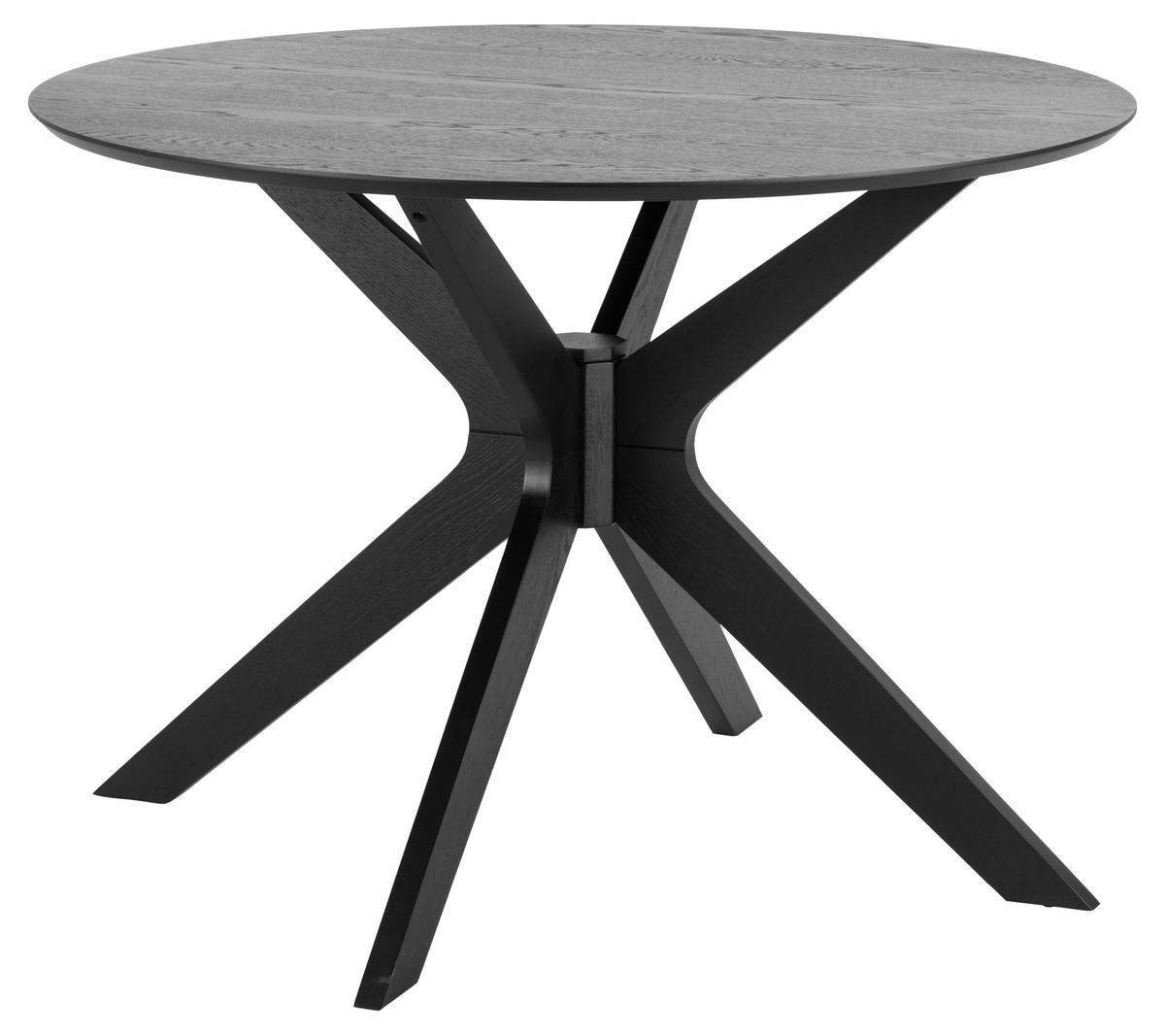 ESSTISCH schwarz - Schwarz, Holzwerkstoff (105/105/75cm) - ebuy24