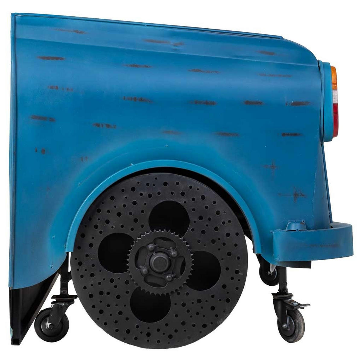 WEINREGAL, blau, 174x84x92cm - Blau, Holz (17/86.5/84cm) - Wanderlust