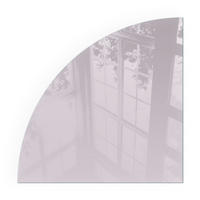 GLASPLATTE für Kamin 100x100 cm - Lila, Glas (100/100/0.4cm) - TULUP