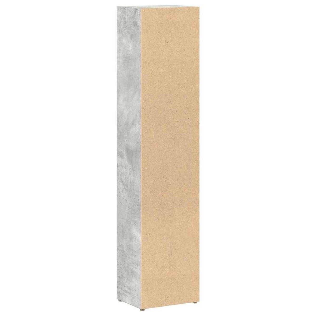 CD-REGALE 2Er Set Betongrau 21/16/93,5 Cm Holzwerkstoff - Grau, Holzwerkstoff (16/93.5/21cm) - vidaXL