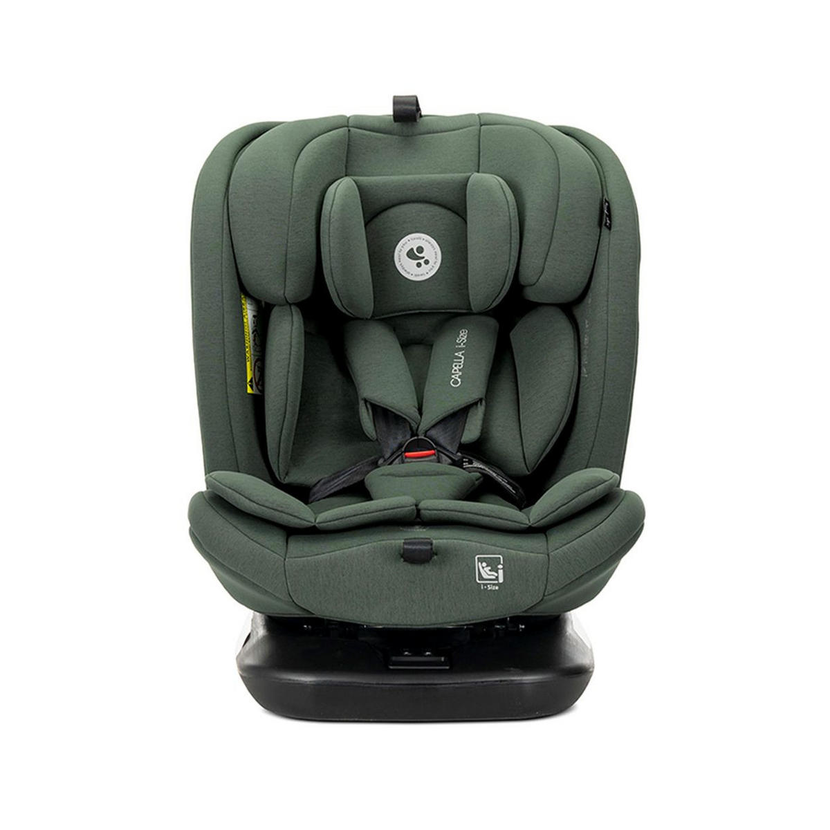 KINDERSITZ Capella 40 - 150cm grün Isofix Kopfkissen Kopfstütze verstellbar - Grün, Kunststoff (46/59/50cm) - Lorelli