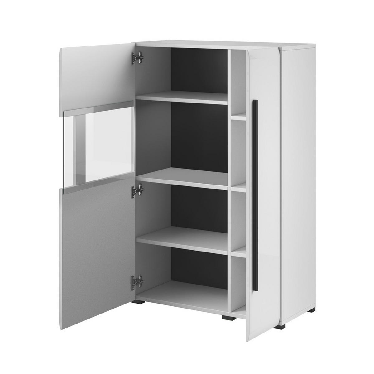 HIGHBOARD Turda-83 - Weiß, Holzwerkstoff (90/136/39cm) - Lomado