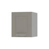 KLAPPHÄNGESCHRANK Kvantum W4B/30 Beige Matt / Grau Matt 30 / 32,5 / 36cm - Beige/Grau, Holz/Holzwerkstoff (30/36/32.5cm) - Feldmann-Wohnen