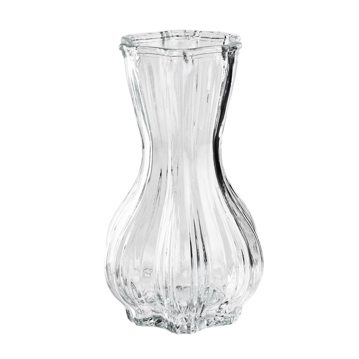VASE Serenite Transparent 8,5x11,5xh20 cm Glas - Transparent, Glas (20cm) - Mondex
