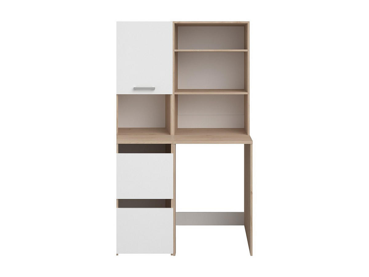 WASCHMASCHINENMÖBEL - 111.2cm x 66.8cm - Holzspan - naturfarben hell, weiß - ERKANO - Naturfarben, Holz (111.2/184.4/66.8cm) - Vente-Unique