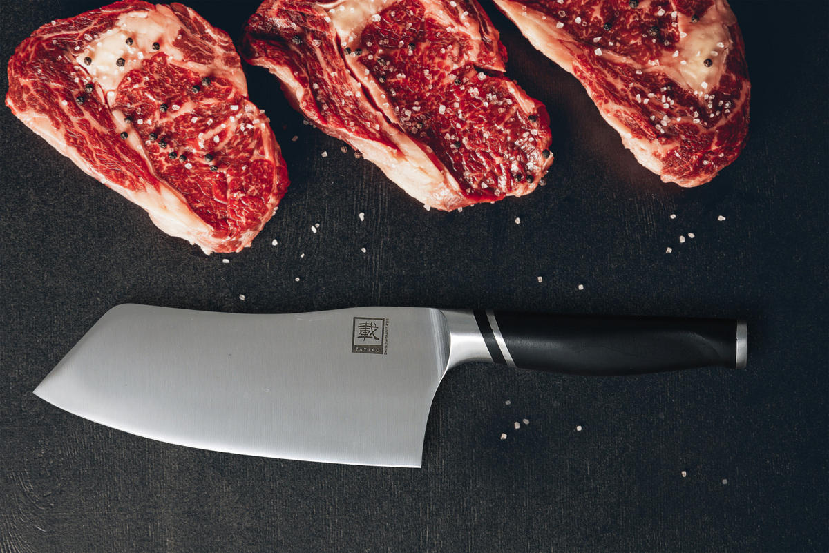 CHAI DAO 18,5 cm - Schwarz, Metall (32cm) - Zayiko