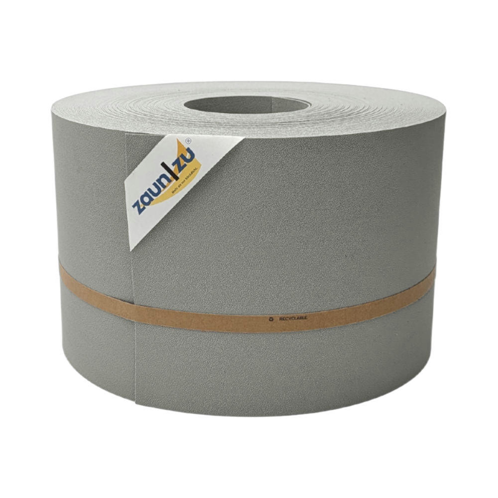 SICHTSCHUTZSTREIFEN Premium für Doppelstabmatten Zaunblende Steingrau, 50m - Graubraun, Kunststoff (5000/19cm) - ZAUN|ZU