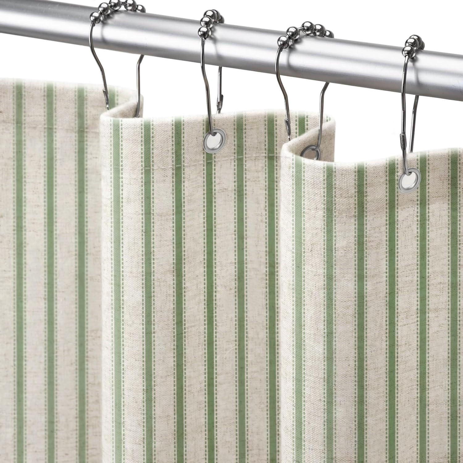 DUSCHVORHANG – Grün (180 × 180 cm) - Hellgrün, Textil (180/180cm)