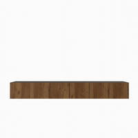 LOWBOARD CAVA 300/41/40 cm, Hängender TV-Schrank Weiß / Eichefarben - Eichefarben/Braun, Holzwerkstoff (300/41/40cm) - MASSENO
