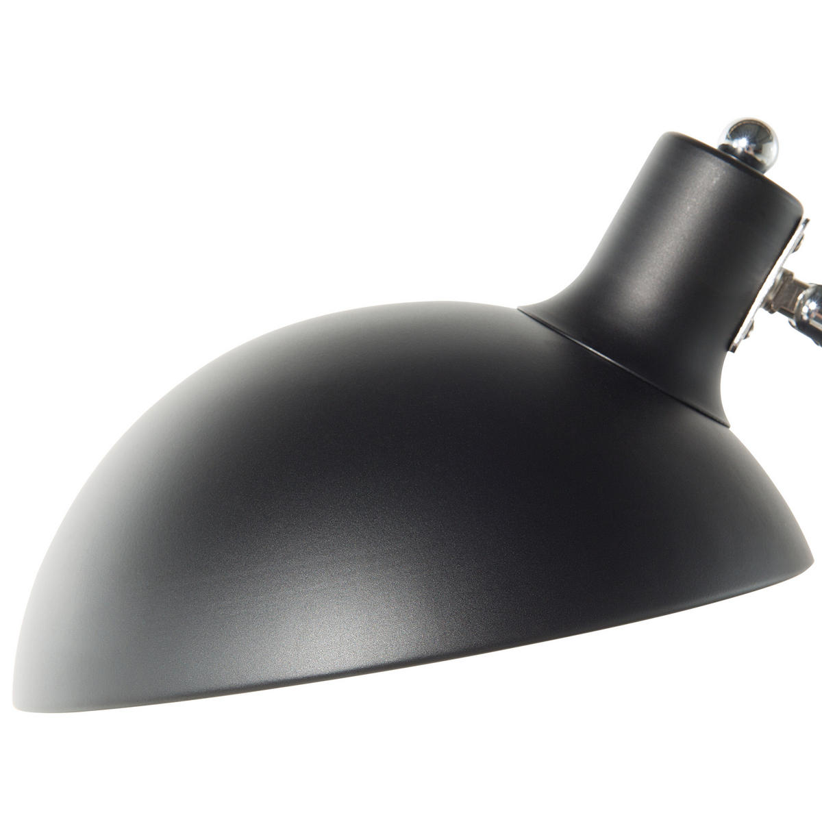 SCHREIBTISCHLAMPE Meramec 19/19/80 cm - Schwarz, Metall (19/19/80cm) - Beliani
