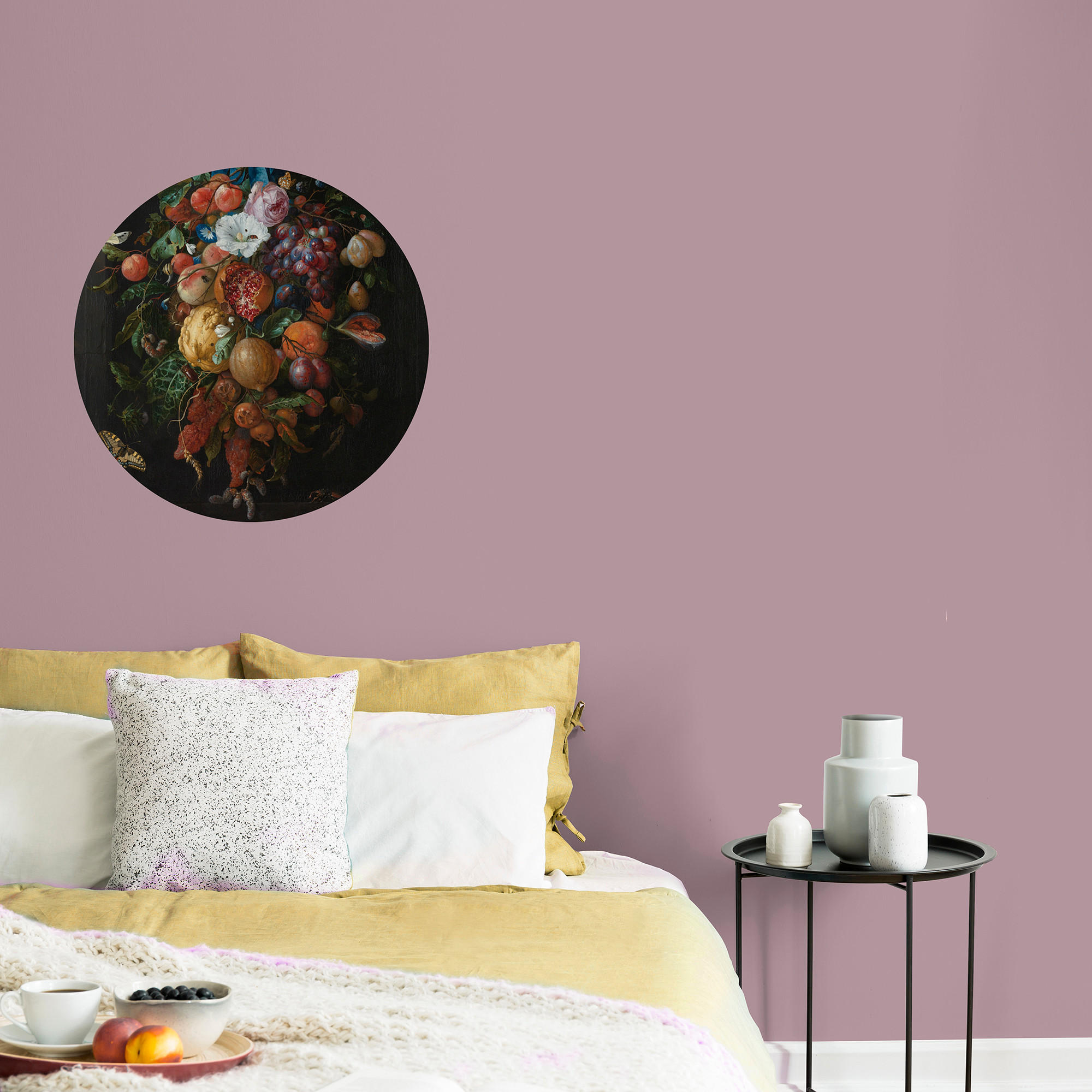 WANDKREIS Liebendes Obst - 70 cm - Multicolor, Kunststoff (70/70/70cm) - Art for the Home
