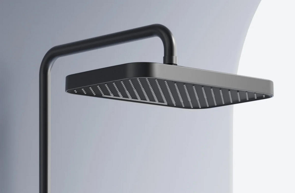 DUSCHGARNITUR Rea Bari Titanium - Titanfarben, Metall (33/118.5/51cm) - REA