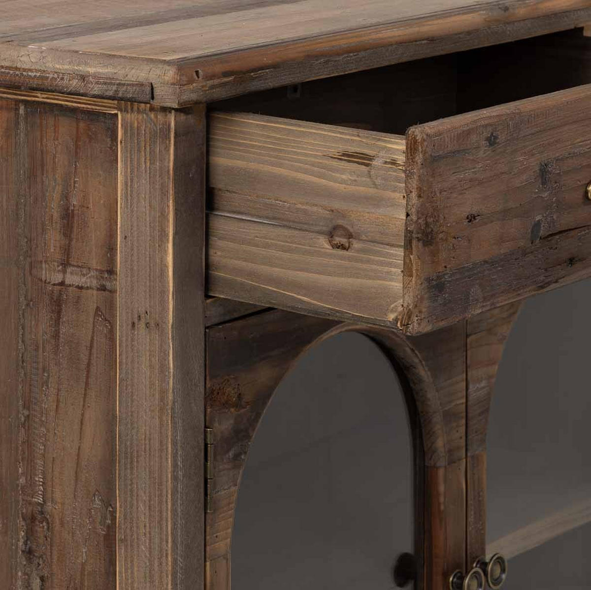 SIDEBOARD mit 2 schubladen und 3 türen 120x38x90 cm - Braun, Holz (120/90/38cm) - Wanderlust