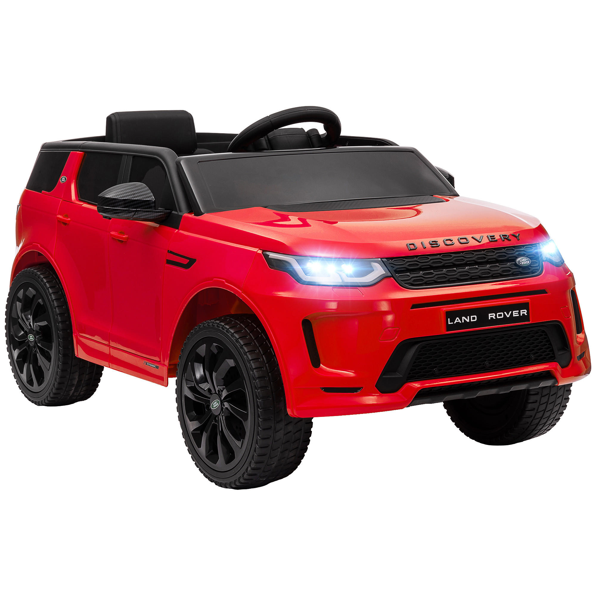 KINDER Elektroauto, Rot, Kunststoff, Metall, 106cm x 65,5cm x 51cm - Rot, Kunststoff (106/65.5/51cm) - AIYAPLAY