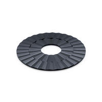 UNTERSETZER Rund, Duracore, Schwarz, Ø 20 cm - Schwarz, Holz (20/1/20cm) - Continenta