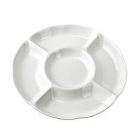 SERVIERPLATTE Basic Weiß 25/25/4 cm Keramik - Weiß, Keramik (25/4/25cm) - Mondex