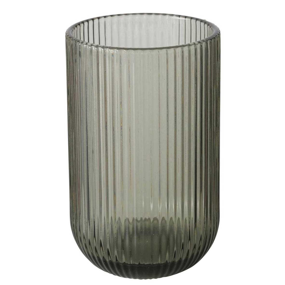 GLÄSER Rigano 320 ml - Grau, Glas (320L) - Boltze Home