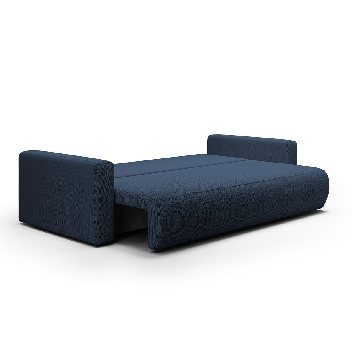 SOFA Evy 3 Sitzplätze Blau - Blau, Holz (238/82/105cm) - Petits-meubles