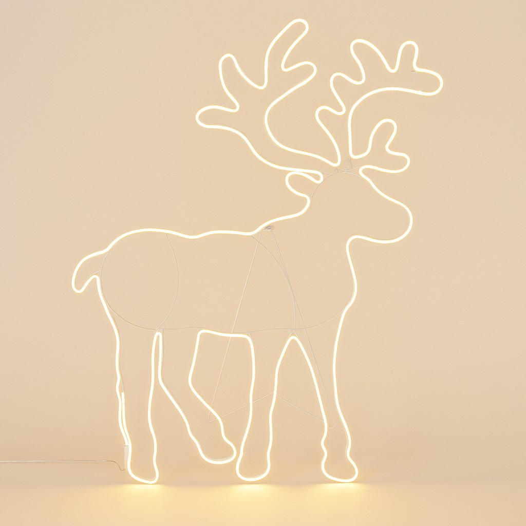 Home Styling Collection Led-Weihnachtsdeko Weiß 80x1x100 cm