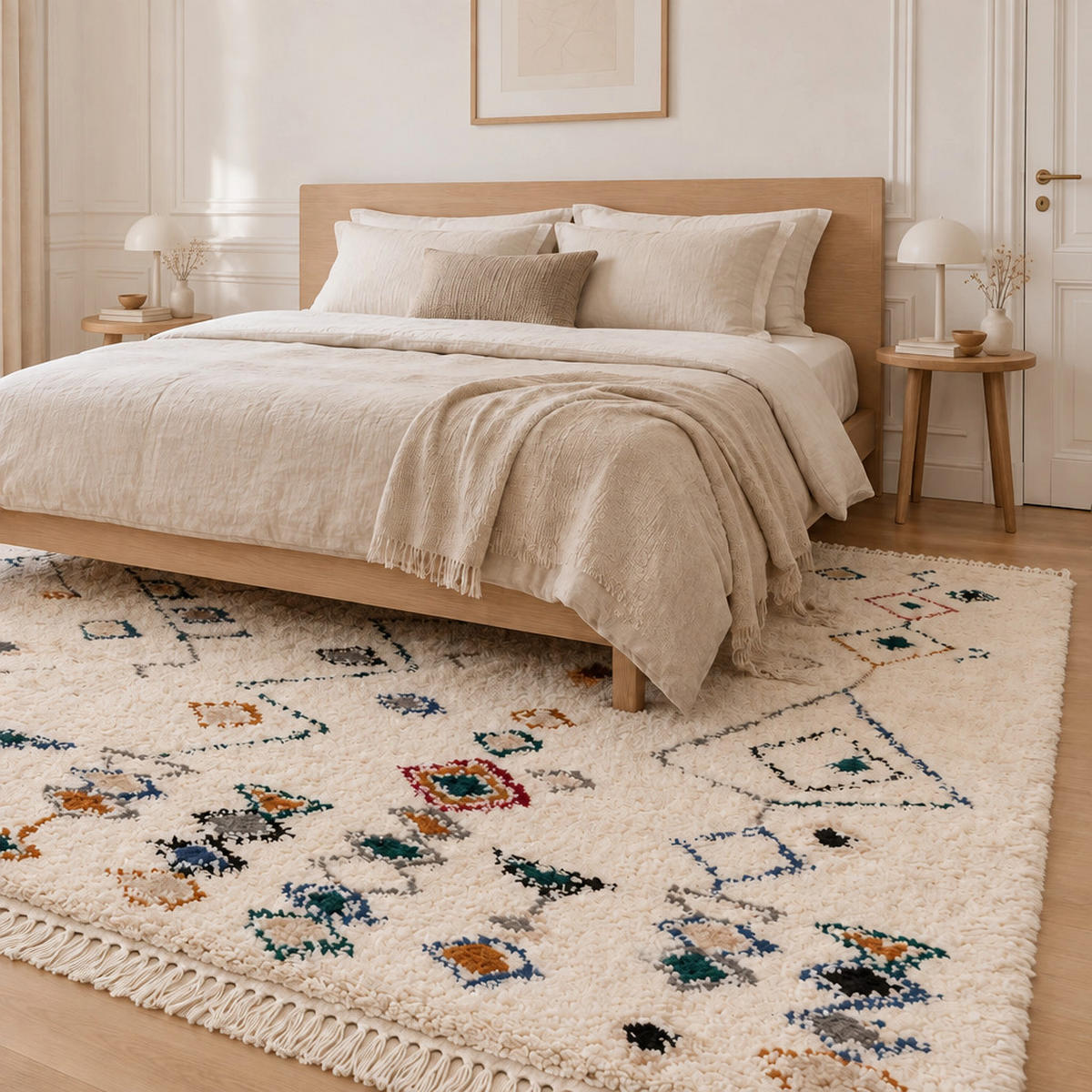 TEPPICH weich Ethno-Stil mehrfarbig - Multicolor, Textil (120/170cm) - AFK Living