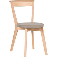 STUHL drehbare Sitzfläche - Beige, Holz (45/82/56cm) - Vox Möbel