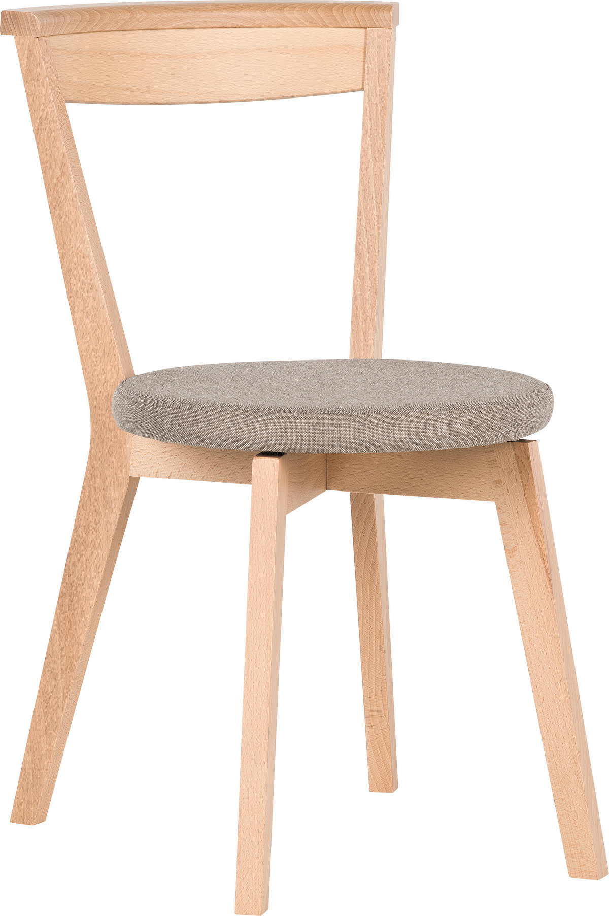 STUHL drehbare Sitzfläche - Beige, Holz (45/82/56cm) - Vox Möbel