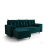 ECKSOFA SKANDI Itaka 39 Links mit Schlaffunktion - Grün, Textil (230/145cm) - Bedante