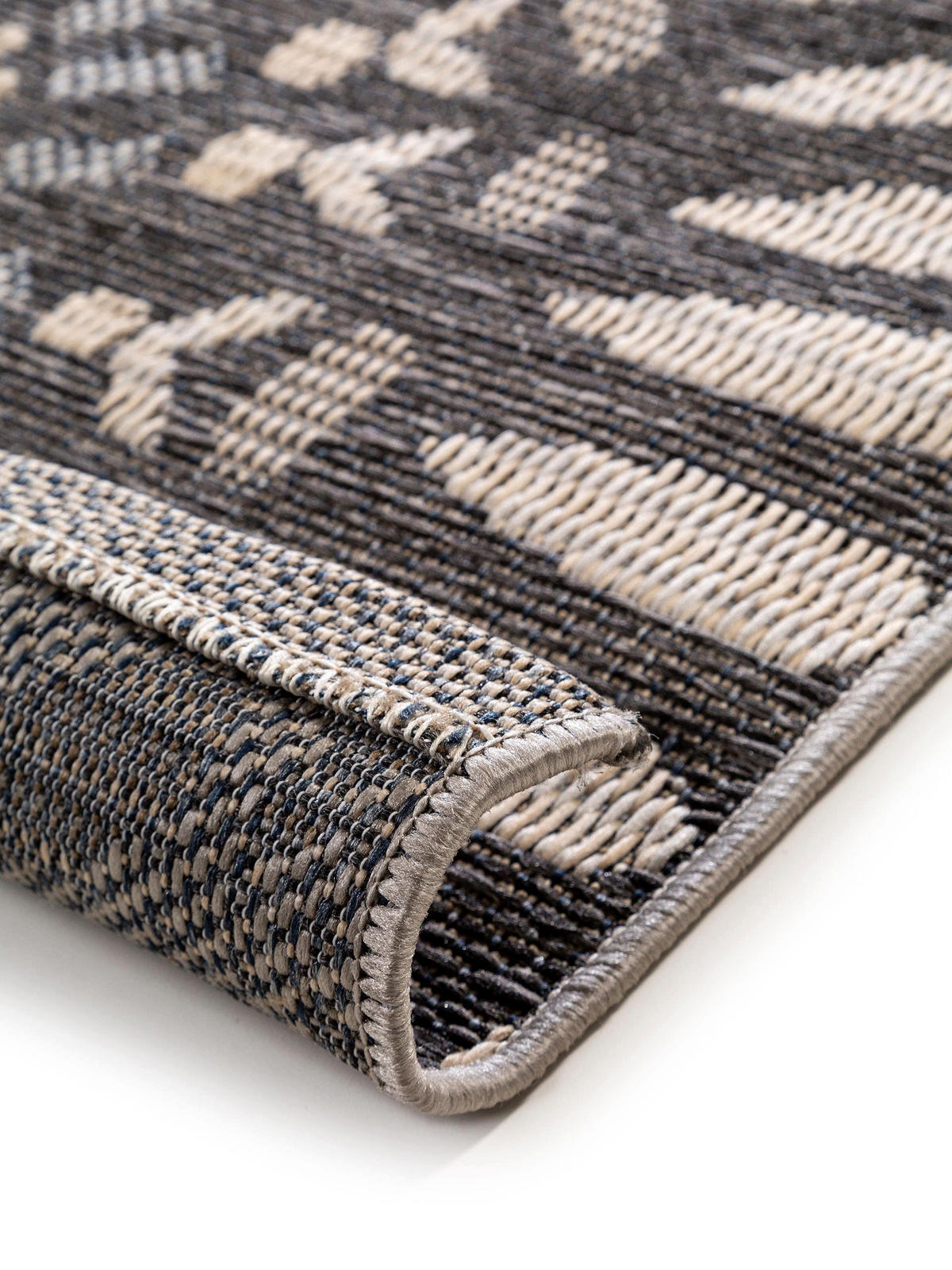 OUTDOORTEPPICH River Blau 100x150 cm - Blau, Textil (100/150cm) - benuta Nest