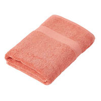 DUSCHTUCH Essential terracotta 70/130 cm - Terracotta, Textil (70/130cm) - Homescapes