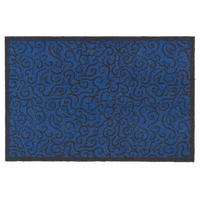 FUSSMATTE SAUBERLAUF SUPERCLEAN - Blau, Textil (60/90cm) - Pergamon