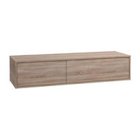WASCHBECKENUNTERSCHRANK - 150cm x 47cm - Holzspan - naturfarben hell - ISAURE - Naturfarben, Holz (150/32/47cm) - Vente-Unique