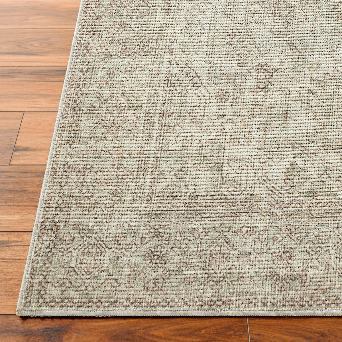 VINTAGE-TEPPICH 160/220 cm Salbeigrün/Creme - Grün, Textil (160/213cm) - LIVABLISS