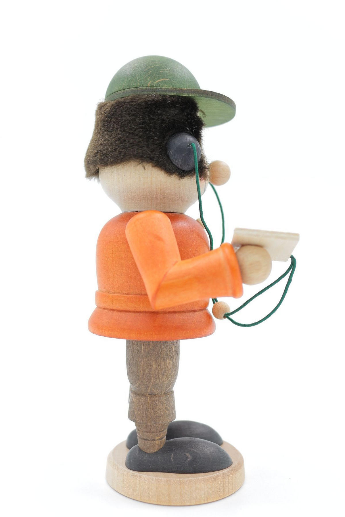 RAUCHFIGUR Wichtel m. Fuss Computerfreak 16,5 cm - Multicolor, Holz (9/16.5/0.1cm)