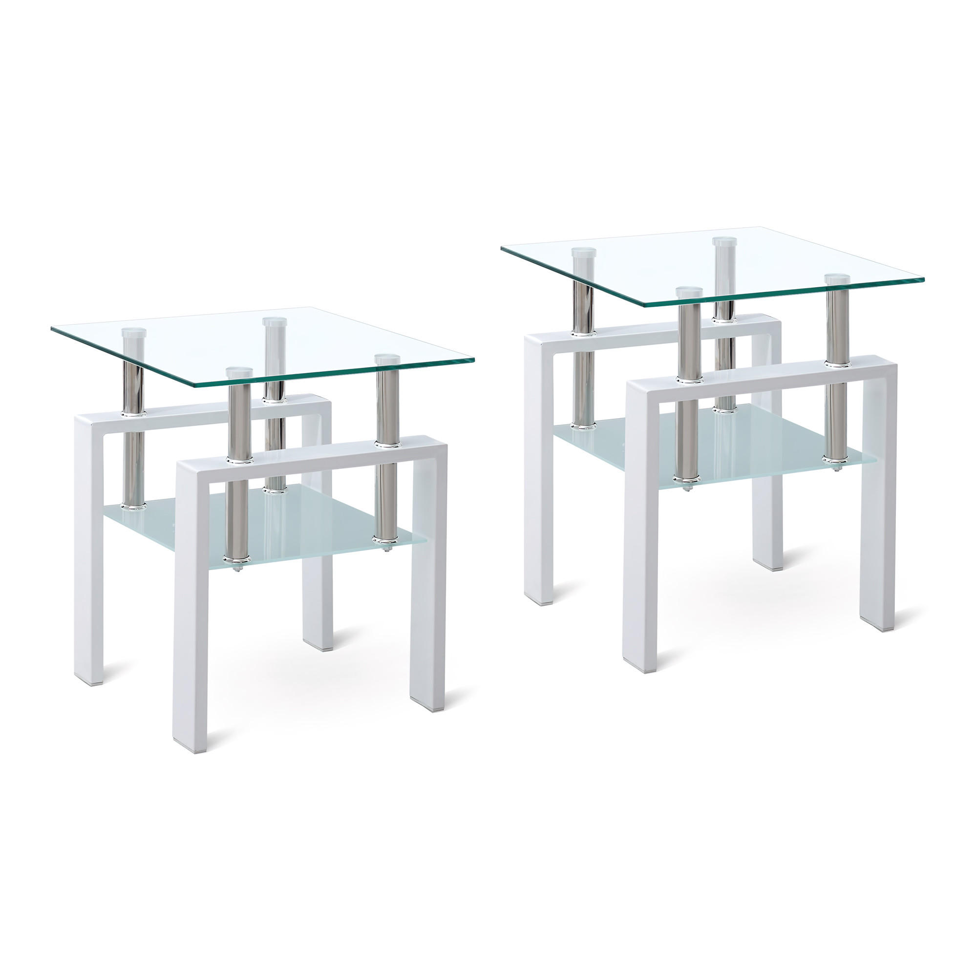 XXXLutz Beistelltisch Transparent 45x52x45 cm