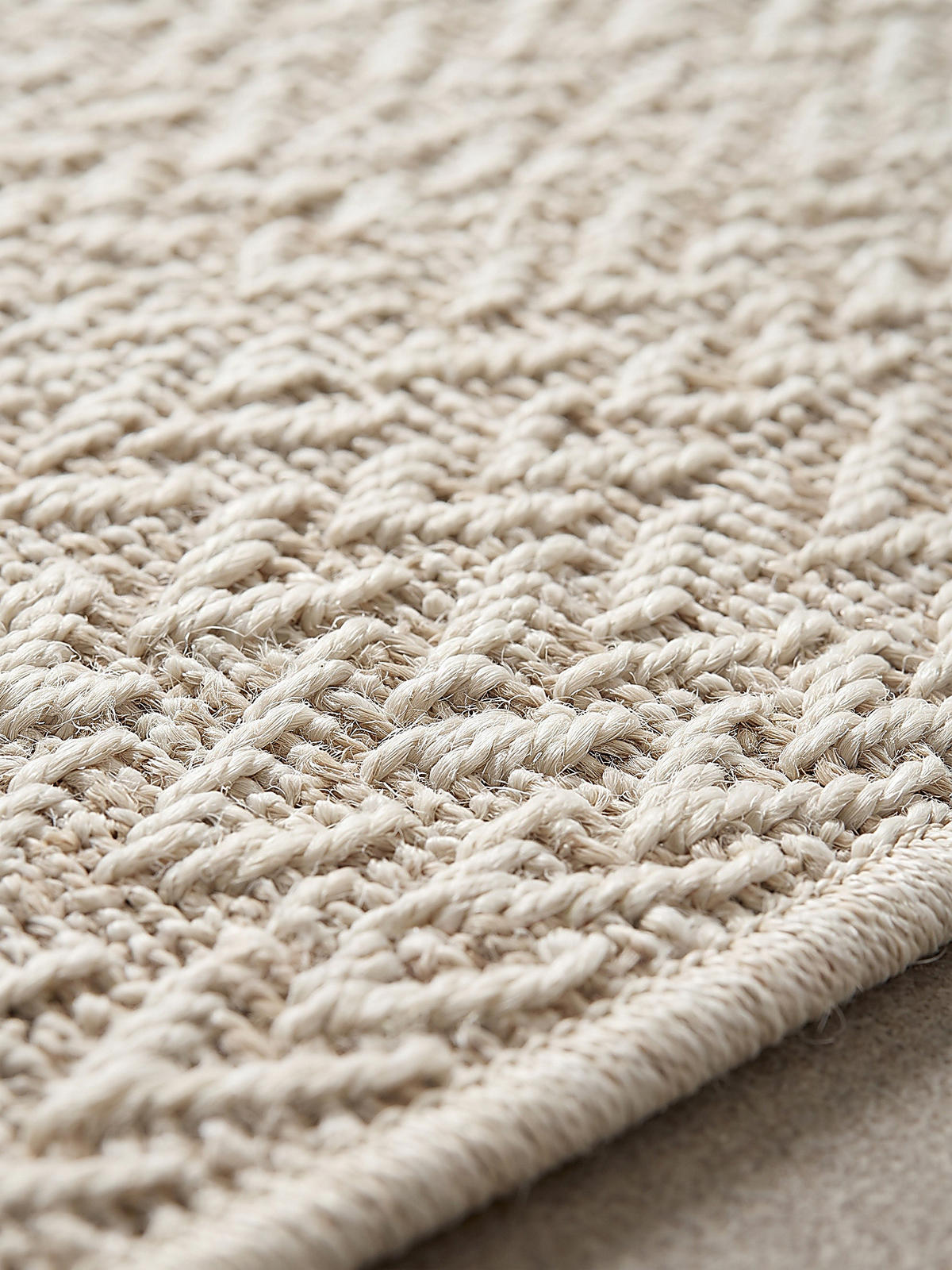 FLACHWEBTEPPICH Berber CORDEV Polypropylen Creme 160 x 230 cm - Beige, Textil (160/230cm) - KADIMA DESIGN