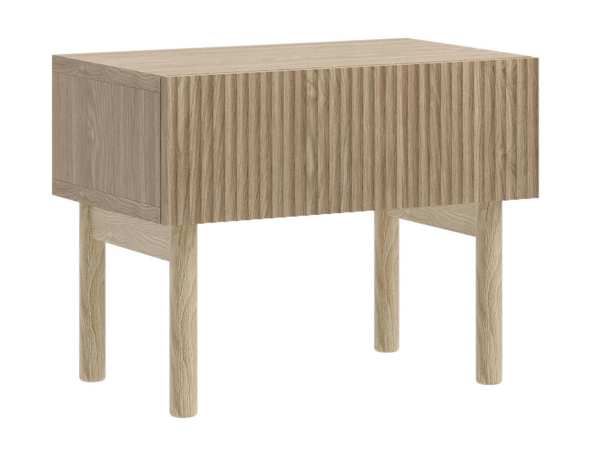 NACHTSCHRANK Nolie Eichenholzoptik - Eichefarben, Holz/Holzwerkstoff (50/39.6/31.6cm) - Selsey