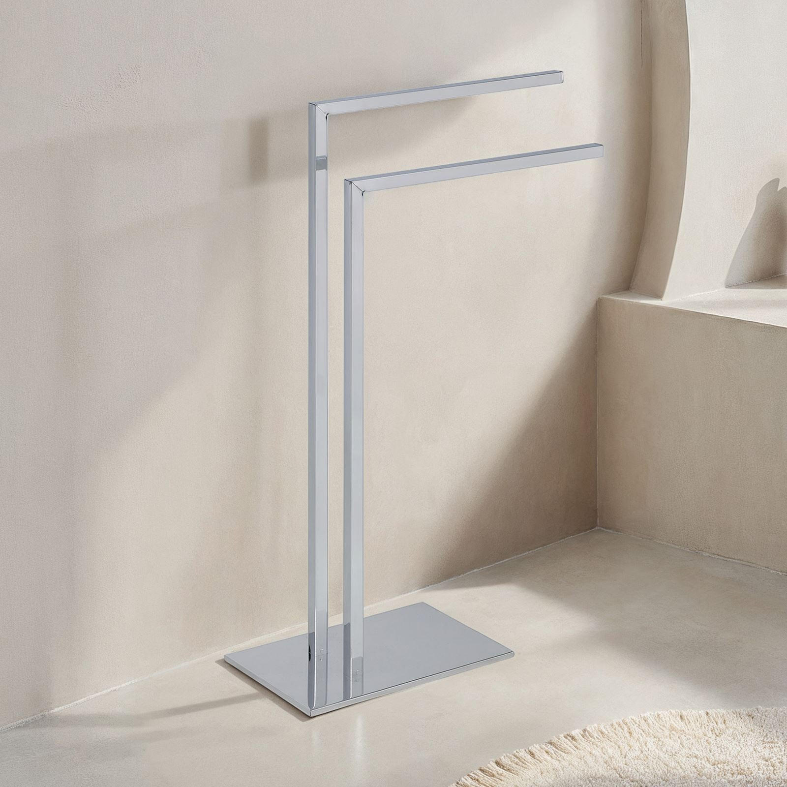 HANDTUCHHALTER ANDREW - Chromfarben, Metall (49/81/20cm) - IDIMEX