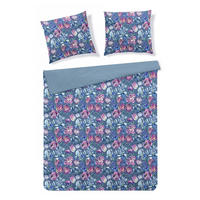 BETTWÄSCHE Liler - Dunkelblau, Textil (200/220cm) - home&you