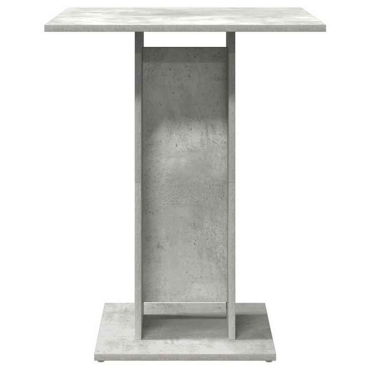 BISTROTISCH Betongrau 60/60/75 Cm Holzwerkstoff - Grau, Holzwerkstoff (60/60/75cm) - vidaXL