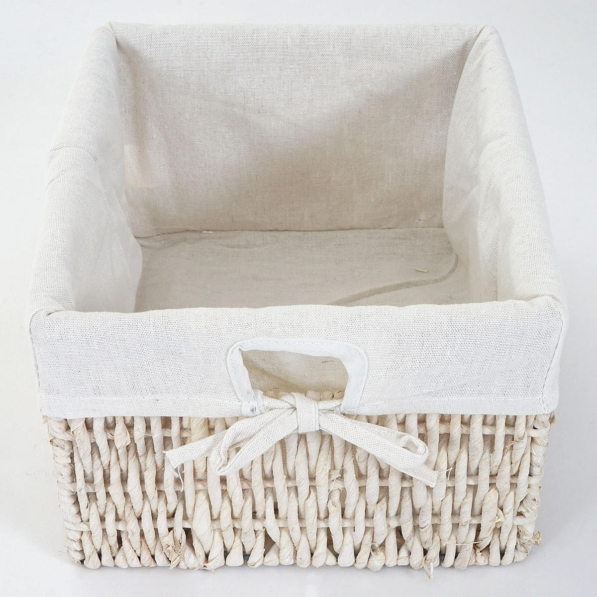 LEITERREGAL FRANCA SHABBY-LOOK 4 KÖRBE Reinweiß - Weiß, Holz (30/101/35cm) - MCW