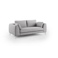 LINEARSOFA Plano - Grau, Textil (196/86/102cm) - Divani.store