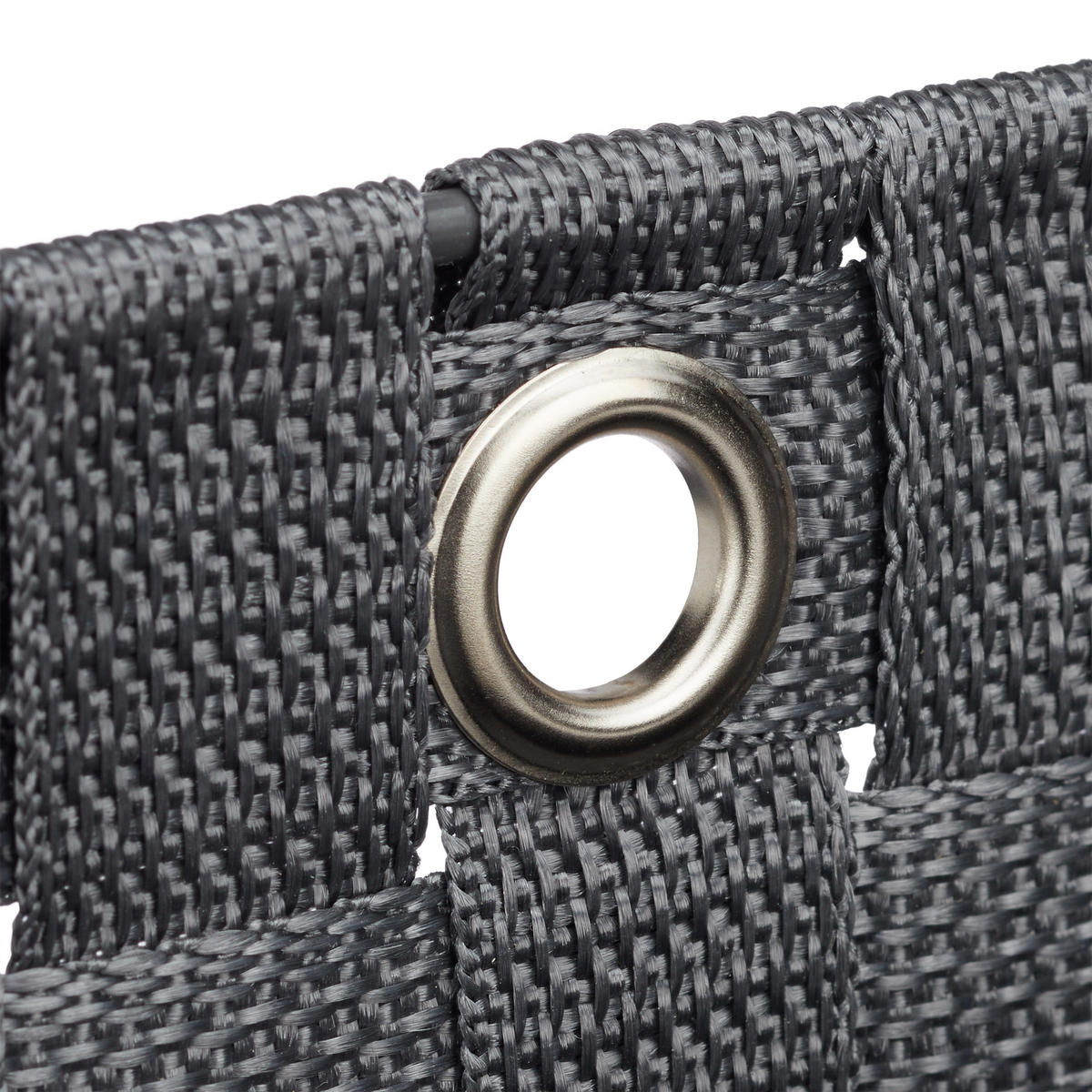 AUFBEWAHRUNGSKORB - Grau, Kunststoff/Metall (16.5/25/20cm) - Relaxdays