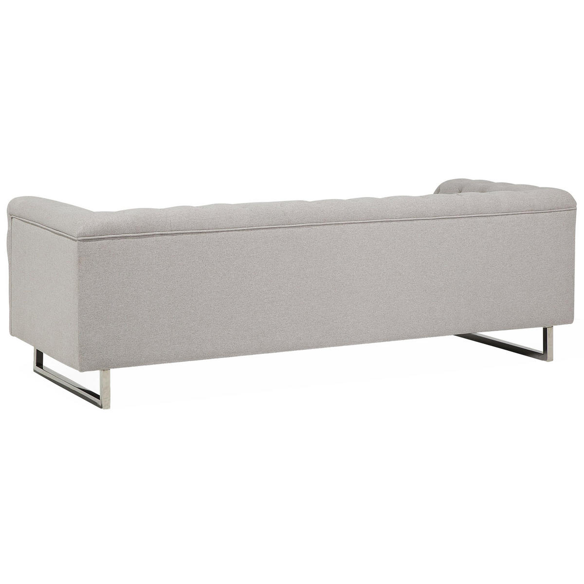 3-SITZER-SOFA Polyester Beige Vissland - Beige, Textil (215/71/87cm) - Beliani