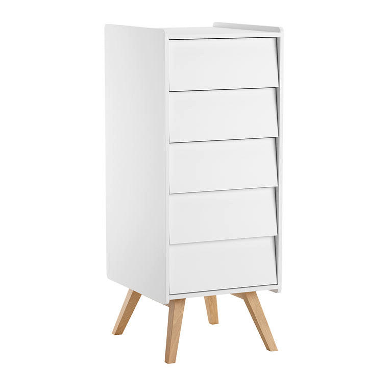 Petits-meubles Kommode Weiß 51x128x41 cm