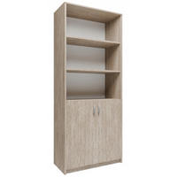 BÜCHERREGAL R7 Sonoma Eiche 74/35/180 cm - Sonoma Eiche, Holzwerkstoff (74/180/35cm) - Matkam Möbel
