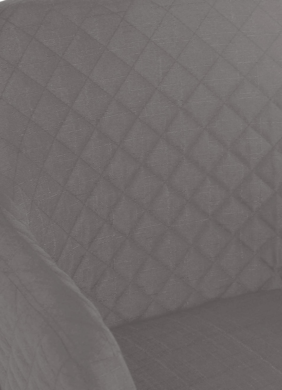 ESSZIMMERSTUHL Stoff Grau - Eukalyptusholzfarben/Grau, Holz/Textil (63/84/61cm) - CLP